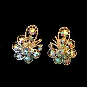 Iridescent Clip-On Earrings